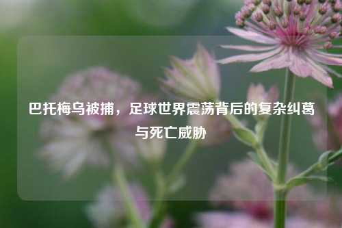 巴托梅乌被捕，足球世界震荡背后的复杂纠葛与死亡威胁