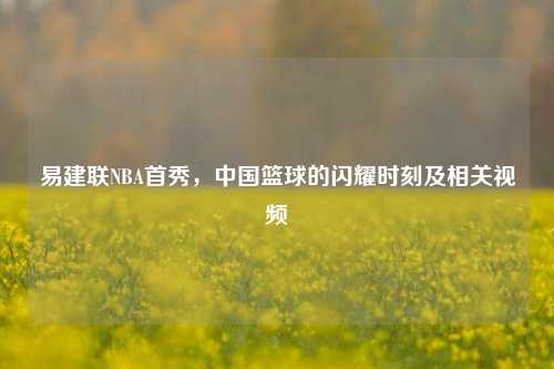 易建联NBA首秀，中国篮球的闪耀时刻及相关视频